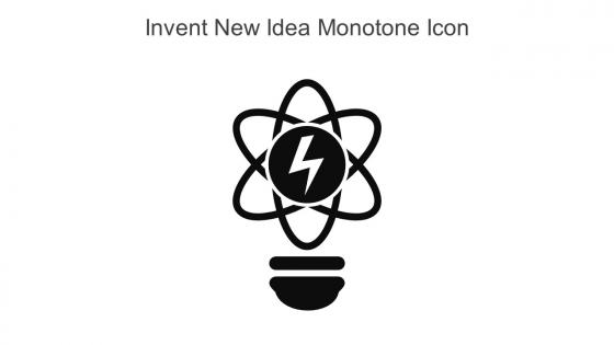 Invent New Idea Monotone Icon In Powerpoint Pptx Png And Editable Eps Format