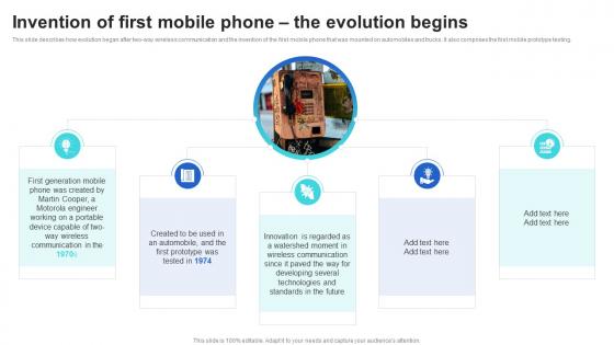 Invention Of First Mobile Phone The Evolution Begins Mobile Communication Standards 1g To 5g