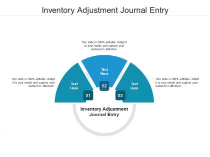 Inventory adjustment journal entry ppt powerpoint presentation professional inspiration cpb