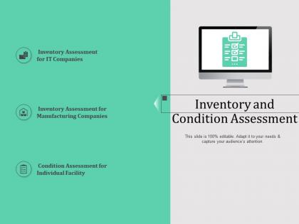 Inventory and condition assessment n592 ppt powerpoint presentation background