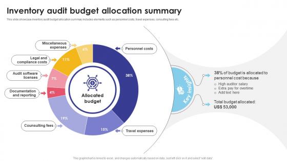 Inventory Audit Budget Allocation Summary Optimizing Inventory Audit