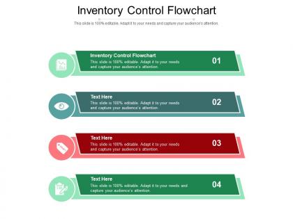 Inventory control flowchart ppt powerpoint presentation summary influencers cpb