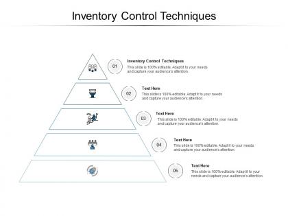 Inventory control techniques ppt powerpoint presentation ideas influencers cpb
