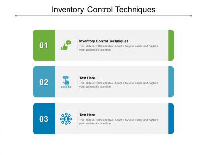 Inventory control techniques ppt powerpoint presentation styles master slide cpb