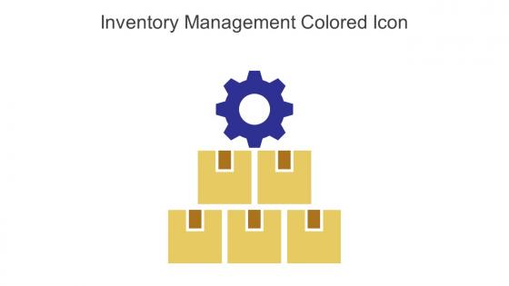 Inventory Management Colored Icon In Powerpoint Pptx Png And Editable Eps Format