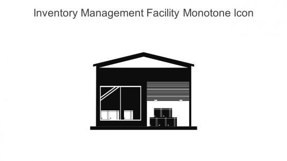 Inventory Management Facility Monotone Icon In Powerpoint Pptx Png And Editable Eps Format