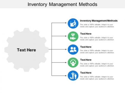 Inventory management methods ppt powerpoint presentation infographic template microsoft cpb