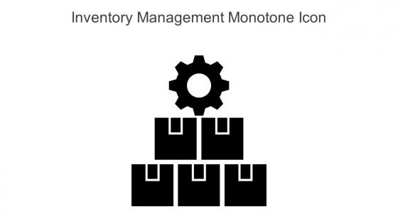 Inventory Management Monotone Icon In Powerpoint Pptx Png And Editable Eps Format