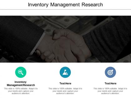 Inventory management research ppt powerpoint presentation styles maker cpb