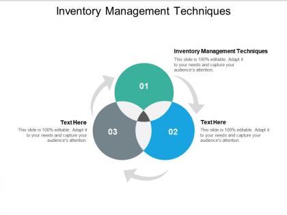 Inventory management techniques ppt powerpoint presentation layouts graphics download cpb