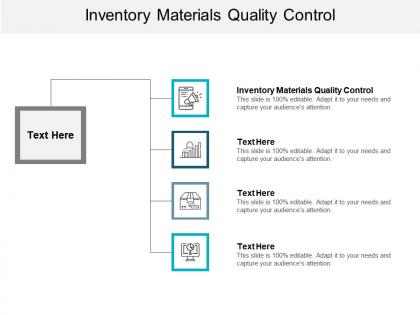 Inventory materials quality control ppt powerpoint presentation styles example cpb