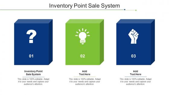 Inventory Point Sale System Ppt Powerpoint Presentation Ideas Slides Cpb
