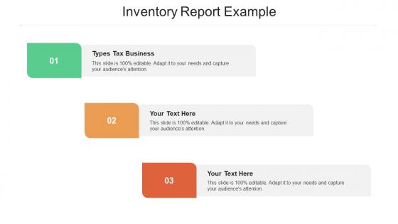 Inventory report example ppt powerpoint presentation styles aids cpb