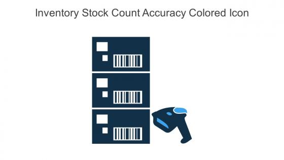 Inventory Stock Count Accuracy Colored Icon In Powerpoint Pptx Png And Editable Eps Format