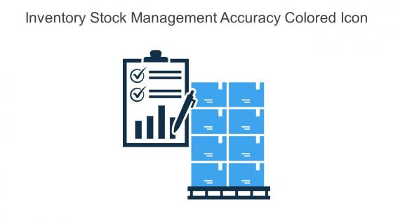 Inventory Stock Management Accuracy Colored Icon In Powerpoint Pptx Png And Editable Eps Format