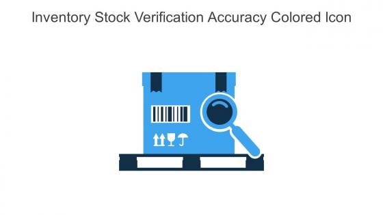 Inventory Stock Verification Accuracy Colored Icon In Powerpoint Pptx Png And Editable Eps Format