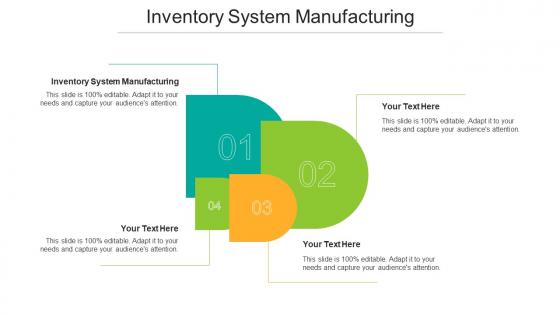 Inventory System Manufacturing Ppt Powerpoint Presentation File Deck Cpb