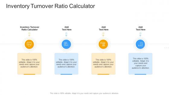 Inventory Turnover Ratio Calculator In Powerpoint And Google Slides Cpb
