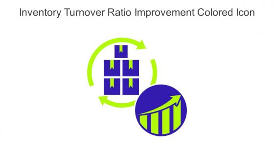 Inventory Turnover Ratio Improvement Colored Icon In Powerpoint Pptx Png And Editable Eps Format