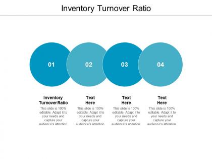 Inventory turnover ratio ppt powerpoint presentation icon demonstration cpb