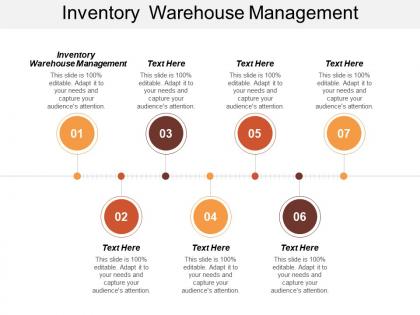 Inventory warehouse management ppt powerpoint presentation infographic template templates cpb