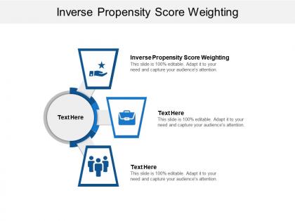 Inverse propensity score weighting ppt powerpoint presentation ideas information cpb