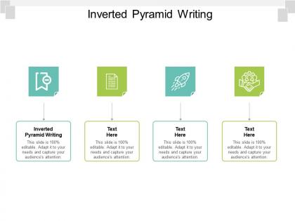 Inverted pyramid writing ppt powerpoint presentation icon ideas cpb