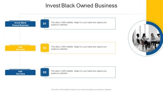 Invest Black Owned Business In Powerpoint And Google Slides Cpb