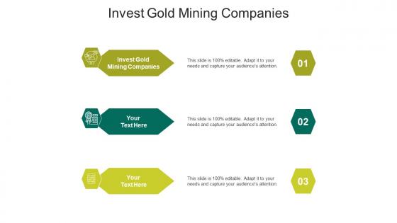 Invest gold mining companies ppt powerpoint presentation icon slide cpb