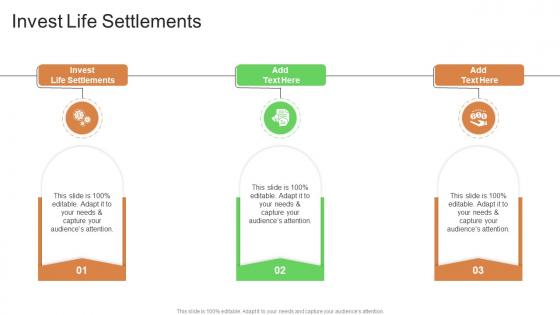 Invest Life Settlements In Powerpoint And Google Slides Cpb