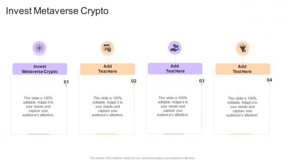 Invest Metaverse Crypto In Powerpoint And Google Slides Cpb