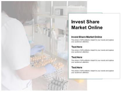 Invest share market online ppt powerpoint presentation outline design ideas cpb