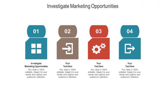 Investigate marketing opportunities ppt powerpoint presentation styles icon cpb