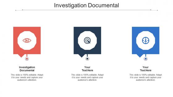 Investigation documental ppt powerpoint presentation outline icons cpb