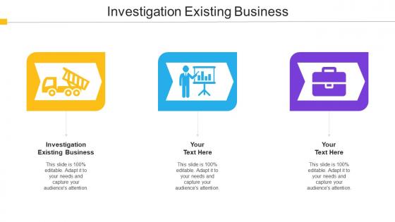 Investigation Existing Business Ppt Powerpoint Presentation Icon Graphics Tutorials Cpb