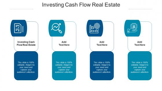 Investing Cash Flow Real Estate Ppt Powerpoint Presentation Inspiration Template Cpb