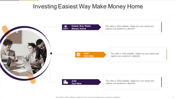 Investing Easiest Way Make Money Home In Powerpoint And Google Slides Cpb