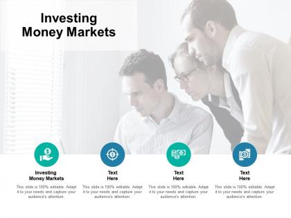 Investing money markets ppt powerpoint presentation gallery elements cpb