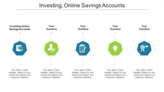 Investing online savings accounts ppt powerpoint presentation styles clipart cpb