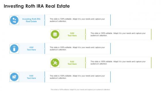 Investing Roth Ira Real Estate In Powerpoint And Google Slides Cpb