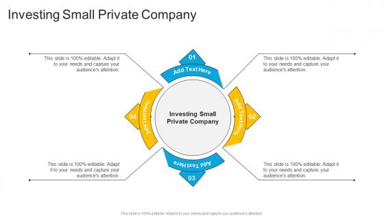 Investing Small Private Company Advice Writers Job In Powerpoint And Google Slides Cpb