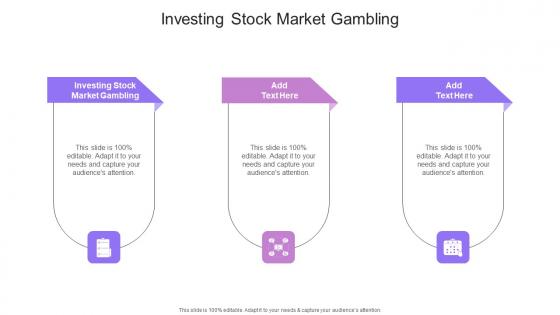 Investing Stock Market Gambling In Powerpoint And Google Slides Cpb