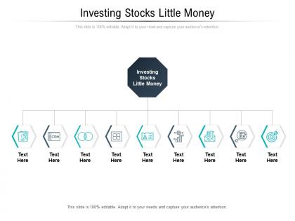 Investing stocks little money ppt powerpoint presentation show styles cpb