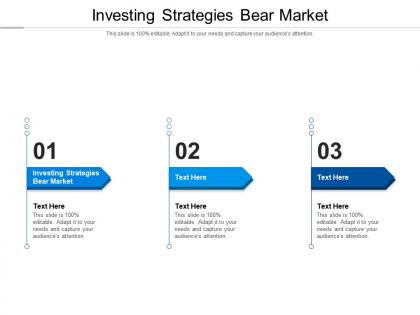 Investing strategies bear market ppt powerpoint presentation slides visual aids cpb