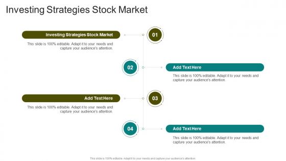 Investing strategies stock market in powerpoint and google slides cpb