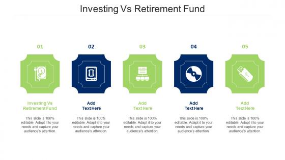 Investing Vs Retirement Fund Ppt Powerpoint Presentation Summary Pictures Cpb