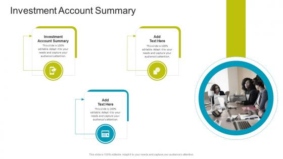 Investment Account Summary In Powerpoint And Google Slides Cpb