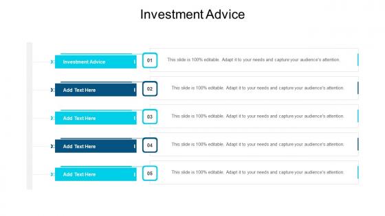 Investment Advice In Powerpoint And Google Slides Cpb