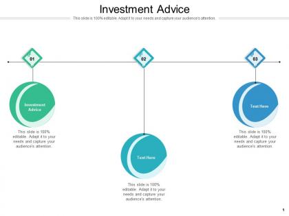 Investment advice ppt powerpoint presentation icon file formats cpb