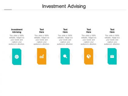 Investment advising ppt powerpoint presentation infographics design templates cpb